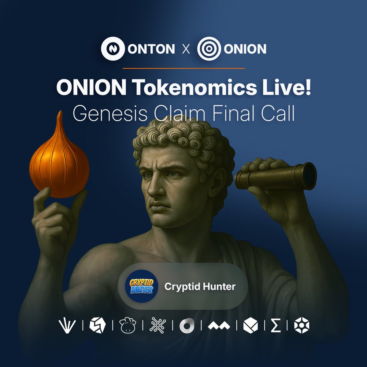 🧅 The ONION Token Strategy is live.
Genesis ONIONs unlock:
✅ Private Sale
✅ Airdrops
✅ Staking Power
✅ DAO Governance

Backed by <a href="/ontonbot/">ONTON</a> ecosystem + top partners
📖 Read the docs: onion.tg/docs
🎯 Mint before it ends: t.me/theontonbot/ev…