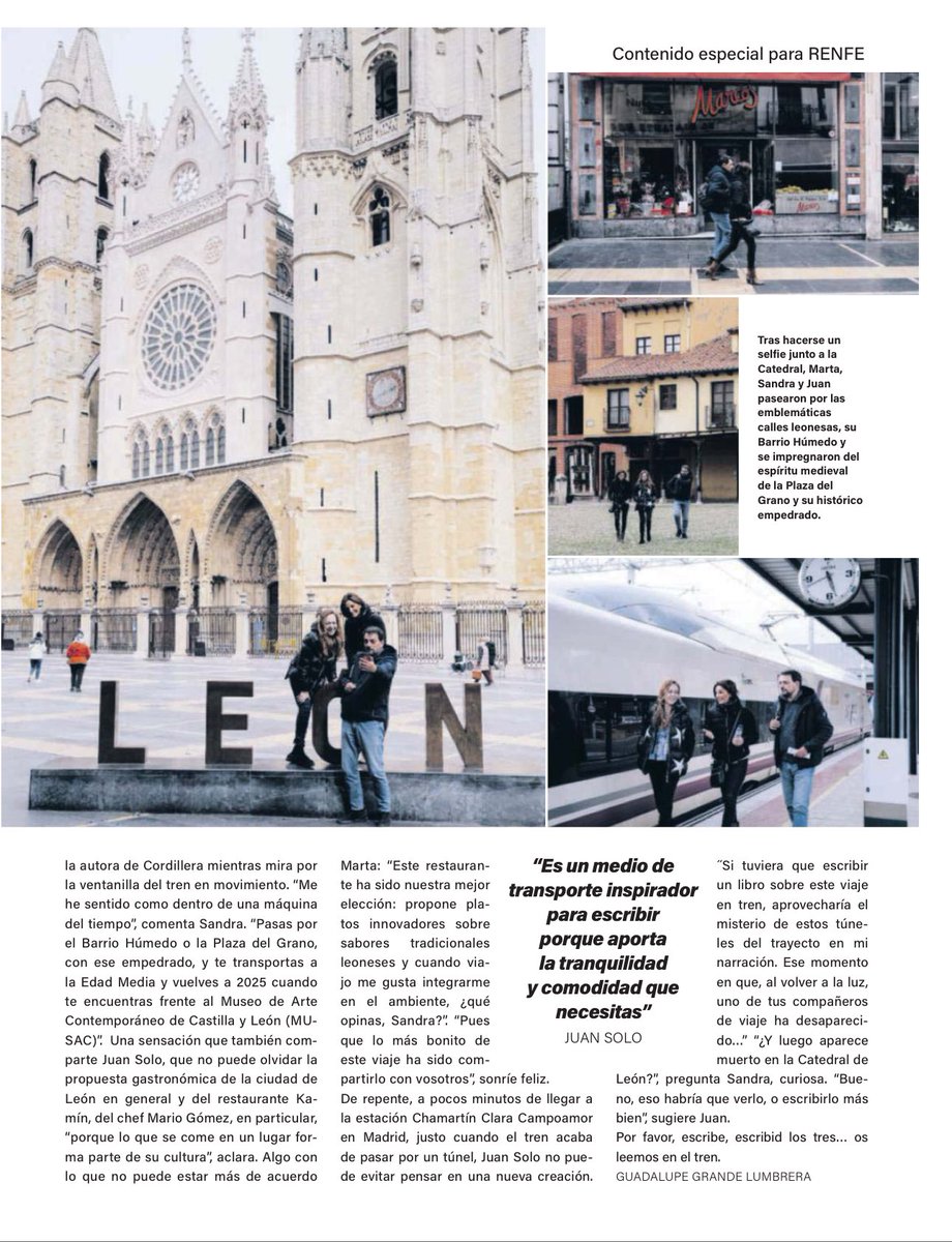 JADIEZLEON's tweet photo. Perdonad @XLSemanal y @Renfe pero León no es Castilla… un error lamentable que, espero, se corrija #LeónEsp https://t.co/SDeKIjh0Vi