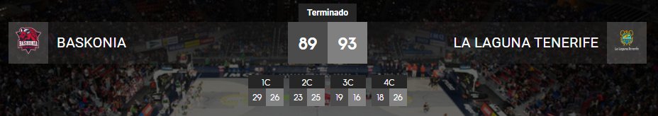 TodoGolesRadio's tweet photo. Otra victoria del @CB1939Canarias para mantenerse segundo de la @ACBCOM 🏀

@Baskonia 8⃣9⃣🆚 @CB1939Canarias 9⃣3⃣

Te lo hemos contado en @laradiocanaria con @josefelipem y @fllombet 📻 https://t.co/HM8i2IY7vc