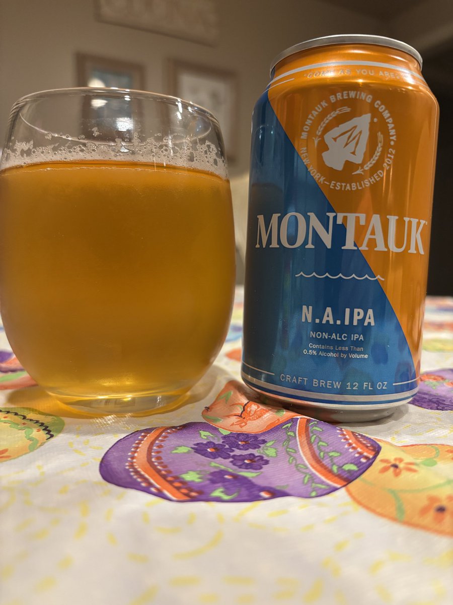 Lou Jersey 🖖🤝✌️ (@loujerseycity) on Twitter photo A nice N.A. IPA from <a href="/montaukbrewco/">Montauk Brewing Co.</a>. Nice to see more and more N.A. offerings from the North East. A nice N.A. IPA from <a href="/montaukbrewco/">Montauk Brewing Co.</a>. Nice to see more and more N.A. offerings from the North East.