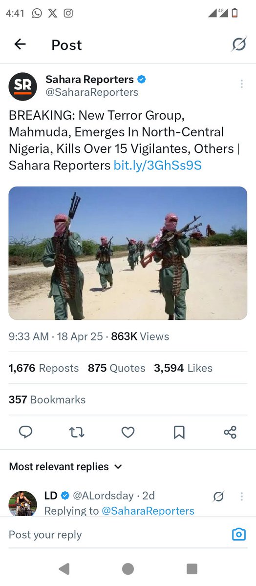 Northern Nigeria seems to be a booming terrorism manufacturing capital. 

It is a thriving business for the extremists.

A river flowing with tears and blood. It is gloomy, it is scary.