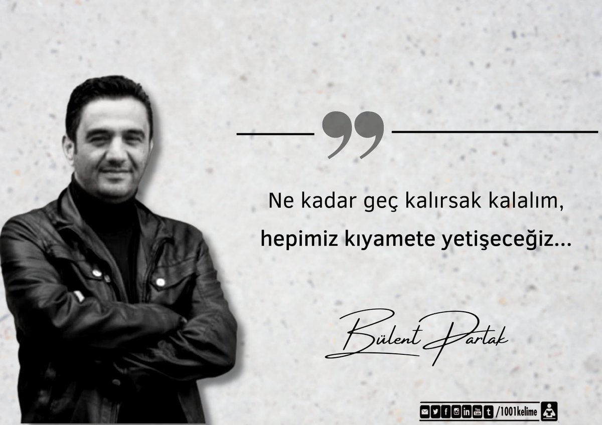 1001kelime's tweet photo. Ne kadar geç kalırsak kalalım
hepimiz kıyamete yetişeceğiz

✍️ Bülent Parlak https://t.co/dOJROB9Z5j