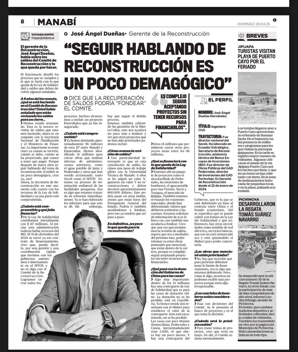 JULIO CÉSAR VILLACRESES GUILLEM tweet media