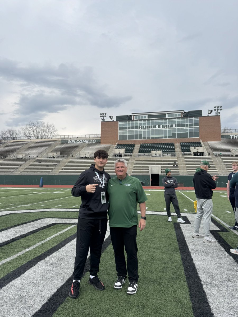 Ben Ferber (@benferber11) on Twitter photo Had an amazing time being back at <a href="/DartmouthFTBL/">Dartmouth Football</a> yesterday. Thank you <a href="/coachirishodea/">Danny O'Dea</a>, <a href="/Coach_McCorkle/">Sammy McCorkle</a>, <a href="/coachkeithclark/">Keith Clark</a>, and <a href="/CoachMJohnson21/">Mike Johnson</a> for having me out. Can’t wait to be back this summer to compete! <a href="/JETB12/">Joey Trujillo-Bini</a> <a href="/HKA_Tanalski/">Adam</a> <a href="/SpecialTeamsU/">Special Teams U™</a> <a href="/IMGAFootball/">IMG Academy Football</a> <a href="/Get__Recruited/">Get Recruited</a> Had an amazing time being back at <a href="/DartmouthFTBL/">Dartmouth Football</a> yesterday. Thank you <a href="/coachirishodea/">Danny O'Dea</a>, <a href="/Coach_McCorkle/">Sammy McCorkle</a>, <a href="/coachkeithclark/">Keith Clark</a>, and <a href="/CoachMJohnson21/">Mike Johnson</a> for having me out. Can’t wait to be back this summer to compete! <a href="/JETB12/">Joey Trujillo-Bini</a> <a href="/HKA_Tanalski/">Adam</a> <a href="/SpecialTeamsU/">Special Teams U™</a> <a href="/IMGAFootball/">IMG Academy Football</a> <a href="/Get__Recruited/">Get Recruited</a>