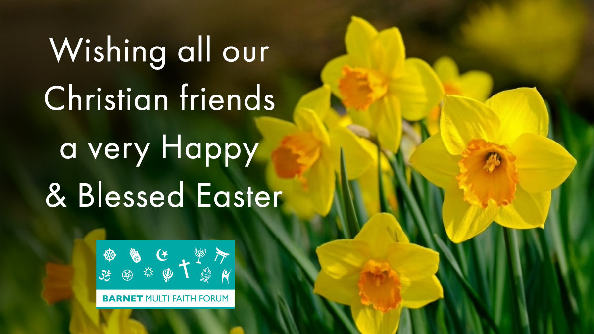 Barnet Multi Faith Forum (@bmfforum) on Twitter photo Wishing all our Christian friends a very Happy and Blessed Easter #easter2025 #interfaith #barnet <a href="/BarnetCouncil/">Barnet Council</a> #bmfforum Wishing all our Christian friends a very Happy and Blessed Easter #easter2025 #interfaith #barnet <a href="/BarnetCouncil/">Barnet Council</a> #bmfforum