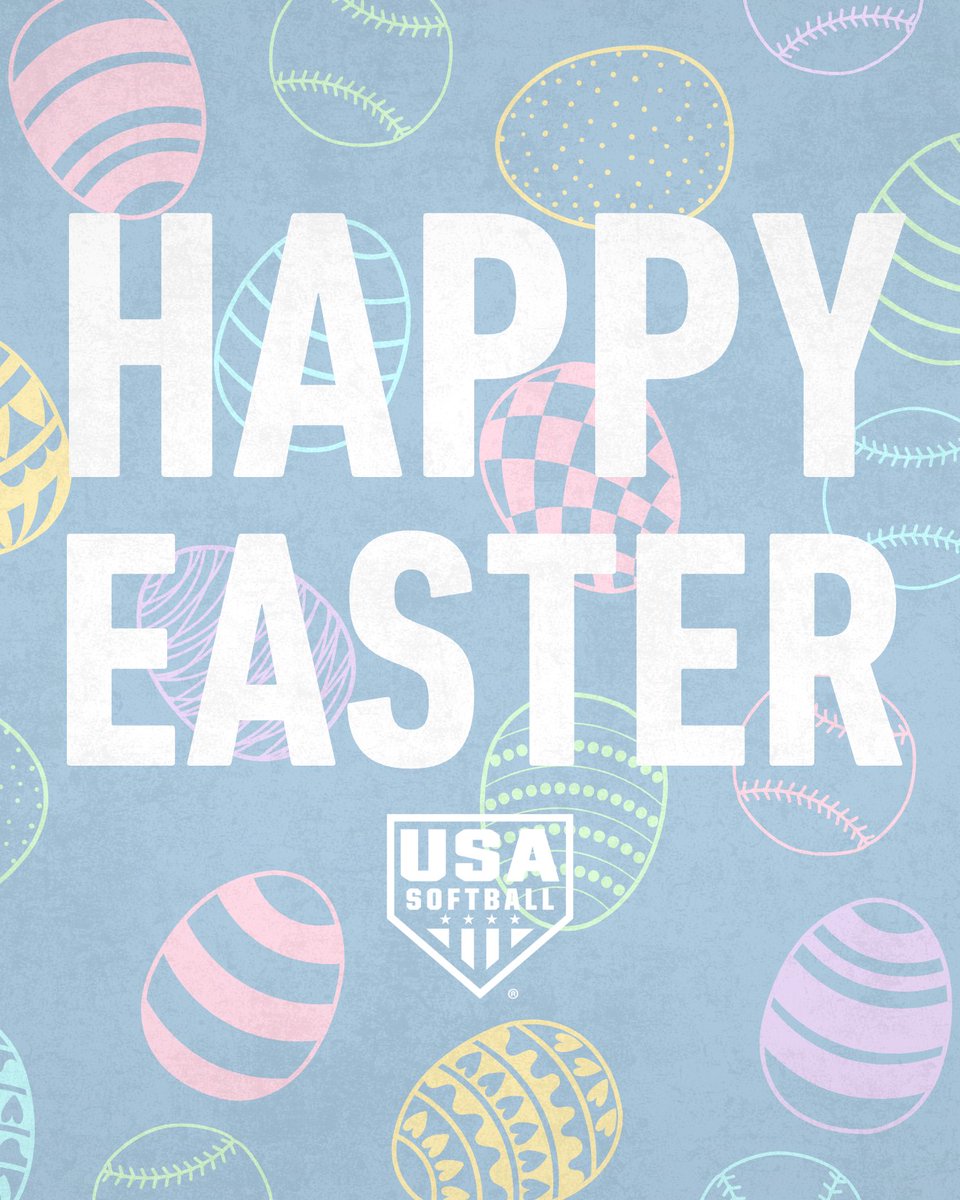 Happy #Easter, softball fans! 🐰
