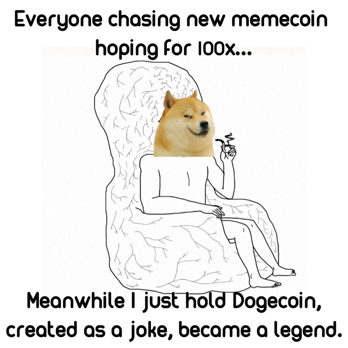 Khairscreations's tweet photo. @bitgetglobal @dogecoin Doge knows the way. Created as a joke, became a legend. #DogeDay @dogecoin #BitgetDogeDay https://t.co/0WOwo9xg2y