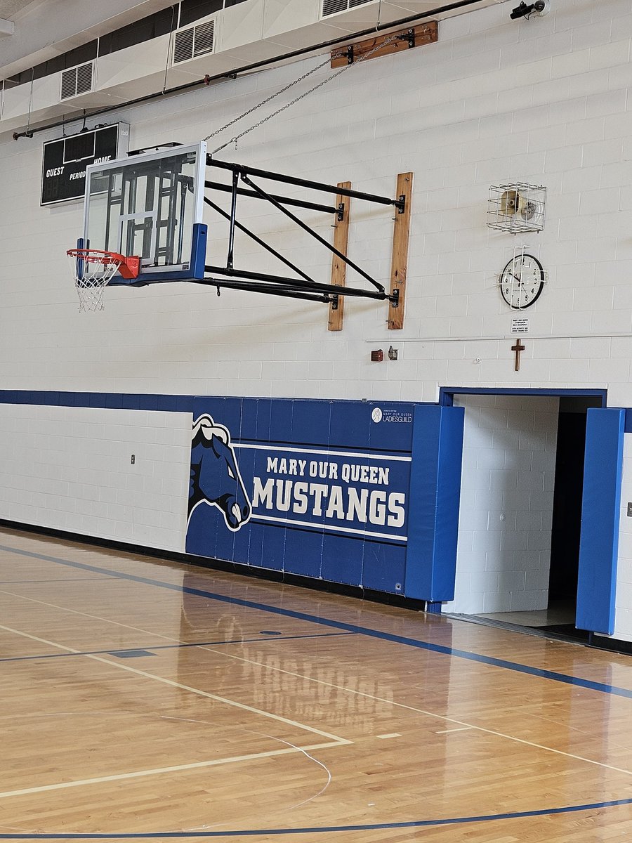 Happy Easter from Mary Our Queen Gym in Omaha, Nebraska, home of the Mustangs.