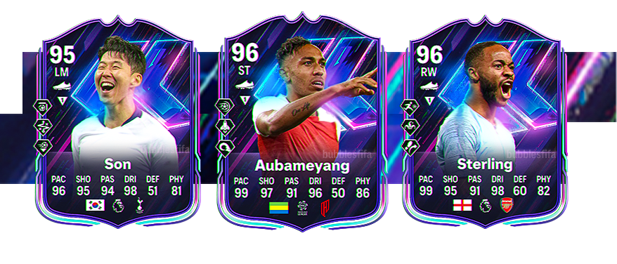 BubblesFIFA's tweet photo. With the Premier League TOTS coming soon there should be some flashbacks incoming! 🎩⏪

Who's TOTS card would you want to see in FC25? 🤔

#tots #PremierLeague #teamoftheseason #Chelsea #Arsenal #Spurs #ManCity #Concept #FIFA #EAFC25 #Photoshop #EASportsFC #design https://t.co/wVftlc6U3E