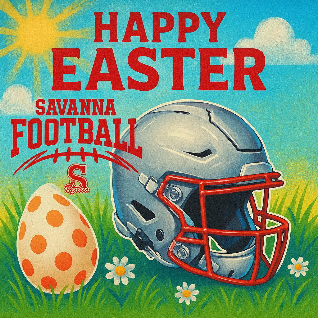 Happy Easter for the Savanna Rebels Fo🏈 family to yours !!