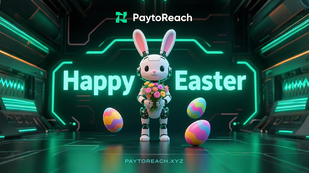 paytoreachxyz's tweet image. Happy Easter❤️🧡💛💚💙