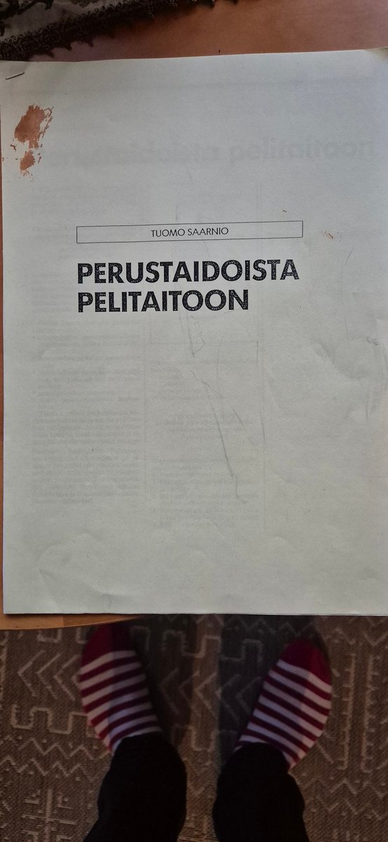 Tuomo Saarnion oli ja on aikaansa edellä. !  Tämä materiaali on 80 luvun lopusta.  Perustustaidosta oppimisprosessi lähtee yhä etenemään.