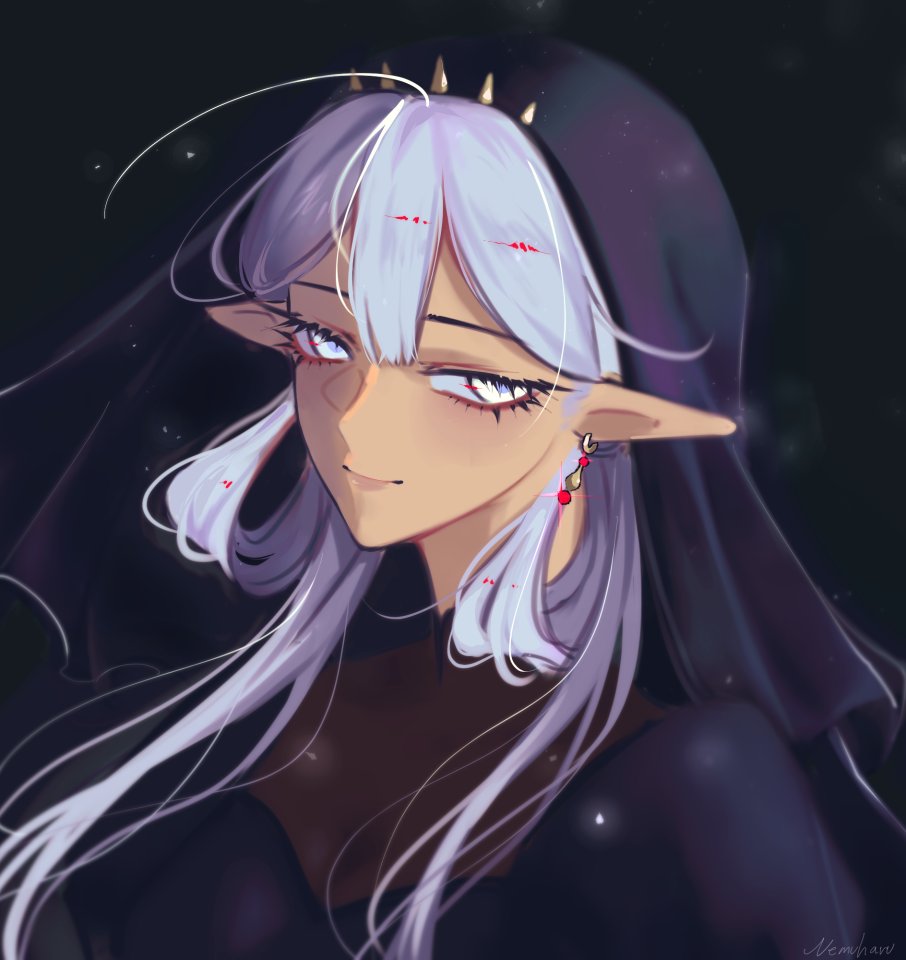 I'll be playing Avinia Ellis in the upcoming ZeroXP Curse of Strahd campaign! ❤️She's an elegant lady who cares for her best friend in a really normal and casual way! 

Session 1 is Saturday the 26th! I also illustrated all the player character art!! 

🎨x.com/nemuharui