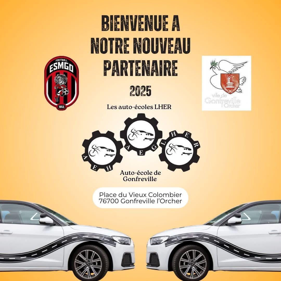 🤝 Un nouveau partenaire nous rejoint ! 

L’ESMGO est fier de compter l’Auto-École de Gonfreville l’Orcher parmi ses nouveaux partenaires ! ⚽

Un grand merci pour leur confiance. Ce nouveau partenariat marque le début d’une belle collaboration