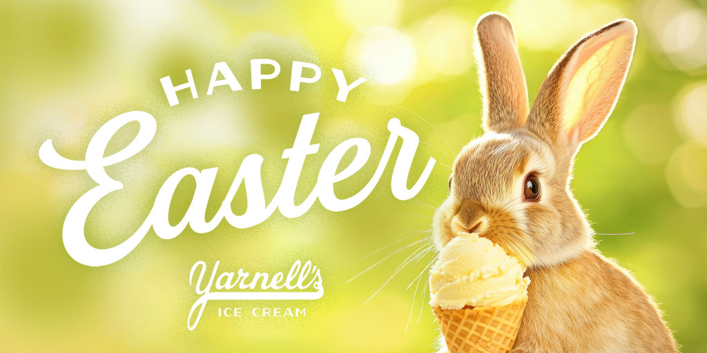 Enjoy this special day, everybunny!

#eastersunday #easter #icecream #yarnells #yarnellsicecream  #desserts