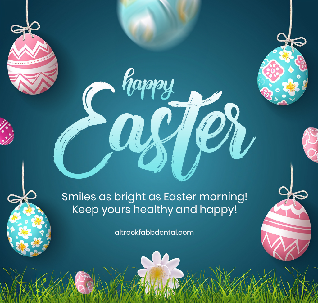 AltrockD's tweet photo. 🐣 Wishing You a Bright &amp; Healthy Easter! May your Easter be filled with joy, laughter, and lots of smiles! Just remember—after enjoying those sweet treats, brush and floss to keep your smile shining! 🌸🐰

#HappyEaster #BrightSmiles #HealthyTeeth #AltrockFabbDental https://t.co/Xq6okUqZEi