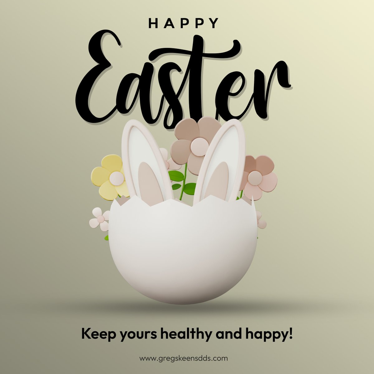 🐣 Wishing You a Bright &amp; Healthy Easter!

May your Easter be filled with joy, laughter, and lots of smiles! Just remember—after enjoying those sweet treats, brush and floss to keep your smile shining! 🌸🐰

#Dentures #OralHealth #SmileRejuvenation