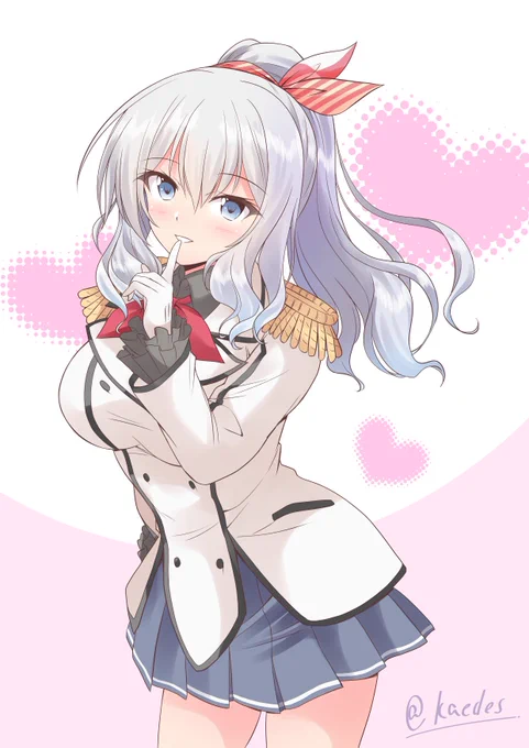「ポニテ鹿島」#艦これ版深夜の真剣お絵描き60分一本勝負#艦これ版真剣お絵描き60分一本勝負_20250420#艦これ #鹿島 