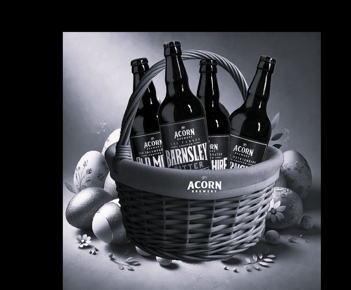 AcornBrewery's tweet image. Hoppy Easter from all of us at Acorn Brewery! 🐰🍺
Here’s to good beer, great mates &amp;amp; a cracking Sunday.
Whether you're sipping in the sun or filling your basket with ale, we’re raising a pint to you! 💛

#AcornBrewery #RealAle #CraftBeerUK #YorkshireBeer #DrinkLocal #SpringSips