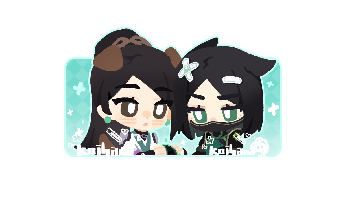 ko1inidleness's tweet image. #Sagebean #Viper #Sage 

*约稿展示