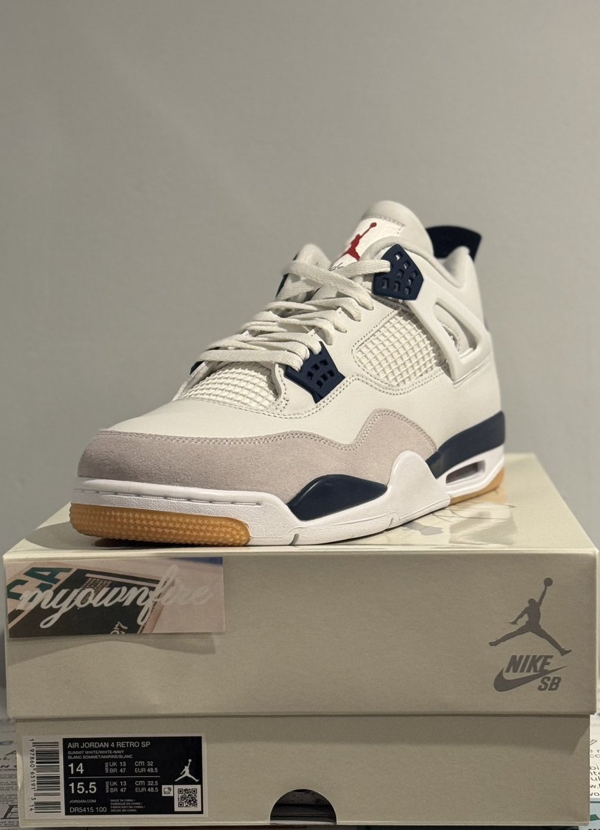 novawins's tweet photo. @SellKicksSunday AJ4 SB Navy
Size 12.5 & 14 $320 each + shipping & invoice fees
#size12andahalf #size14 #jordan #nike #sellkickssunday #easter #VTKverified https://t.co/NZOBQ8Qhm6