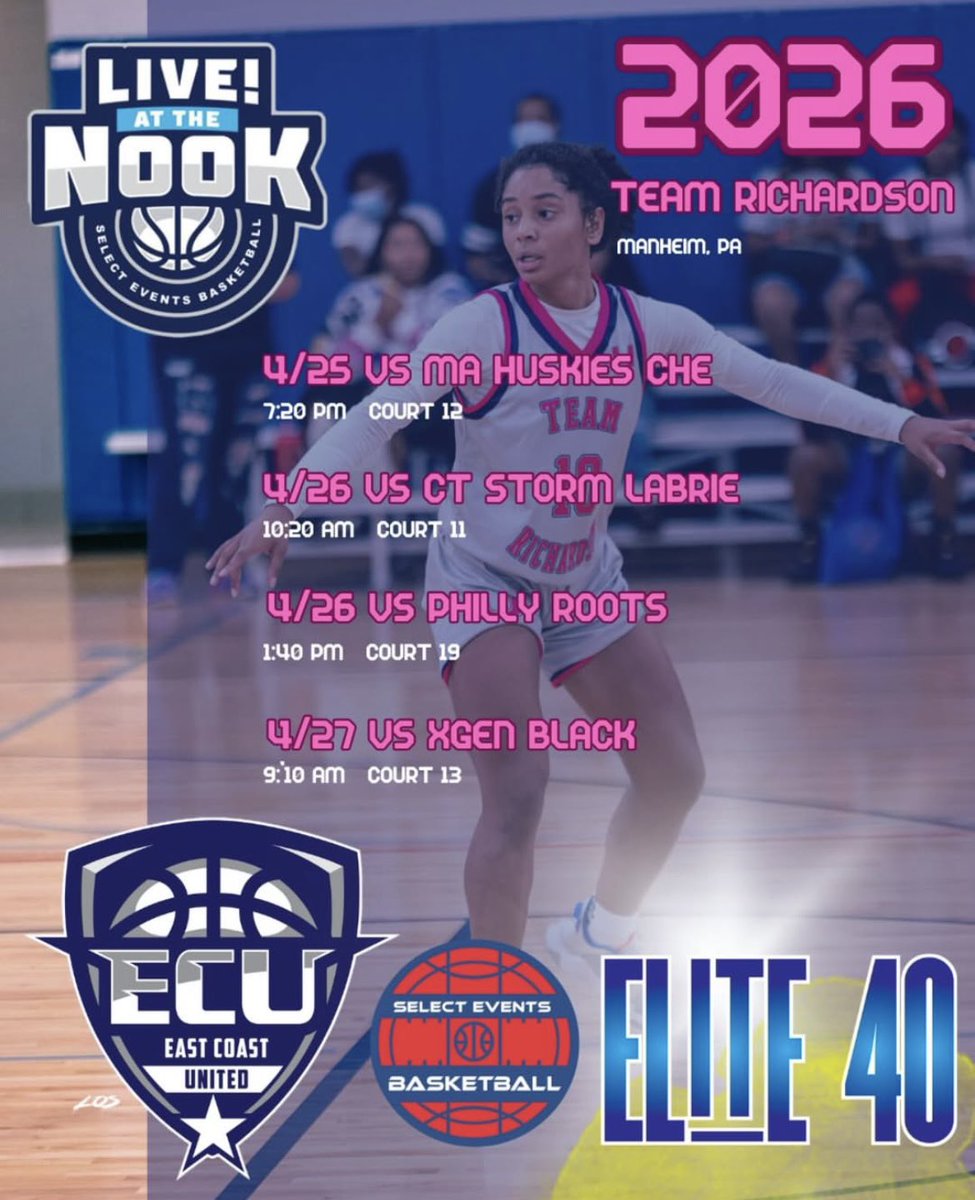 College coaches headed to <a href="/NookBasketball/">SpookyNookBasketball</a> ‼️ Come out and watch my team and I compete.  Schedule posted below ⬇️ <a href="/ECunitedbball/">eastcoastunited</a> <a href="/SAthletesLBB/">Sleeper Athletes Ladies Basketball</a> <a href="/PGHFlorida/">Prep Girls Hoops Florida</a> <a href="/SUTSReport/">SUTS Report</a>