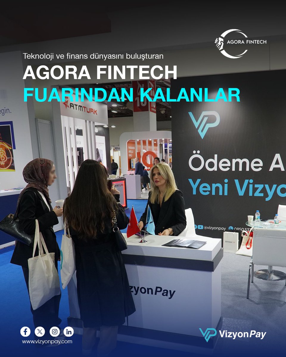 vizyonpay's tweet photo. Agora Fintech Fuarı’nda dolu dolu geçen anların ardından…
İlham, yenilik ve güçlü bağlantılarla dolu bir deneyimi geride bıraktık! 🚀

#VizyonPay #FintechFuarı #TeknolojiVeFinans #2025 https://t.co/XbmM2HtV1g