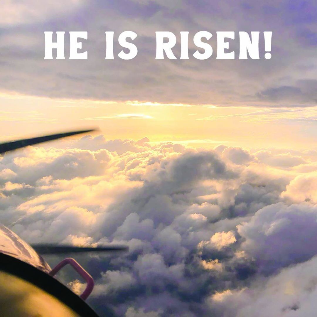 We rejoice in hope because though there is pain today, through Jesus’ life and death, we wait in expectation for an eternity spent with him. ✝️ 

 Our King has triumphed over death on our behalf!  Happy Resurrection Day.

He is not here; He has risen! —Luke 24:6 (NIV)

#iflyMAF