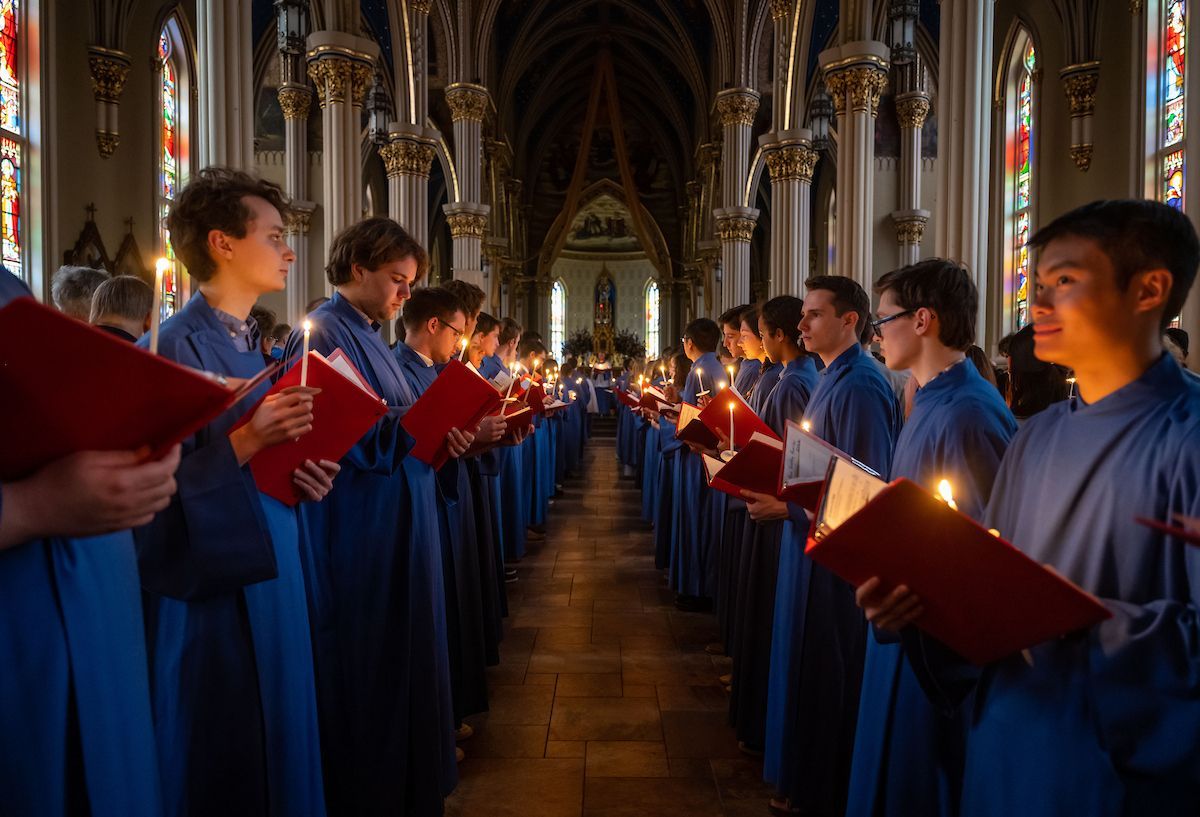FaithND_'s tweet photo. Maeve Miller, Notre Dame Class of 2026, invites us to run to the Risen Christ with faith—just as Mary of Magdala did. Listen to today’s Easter reflection: https://t.co/9NWYbFH5Tt https://t.co/VU2SFm1jdX