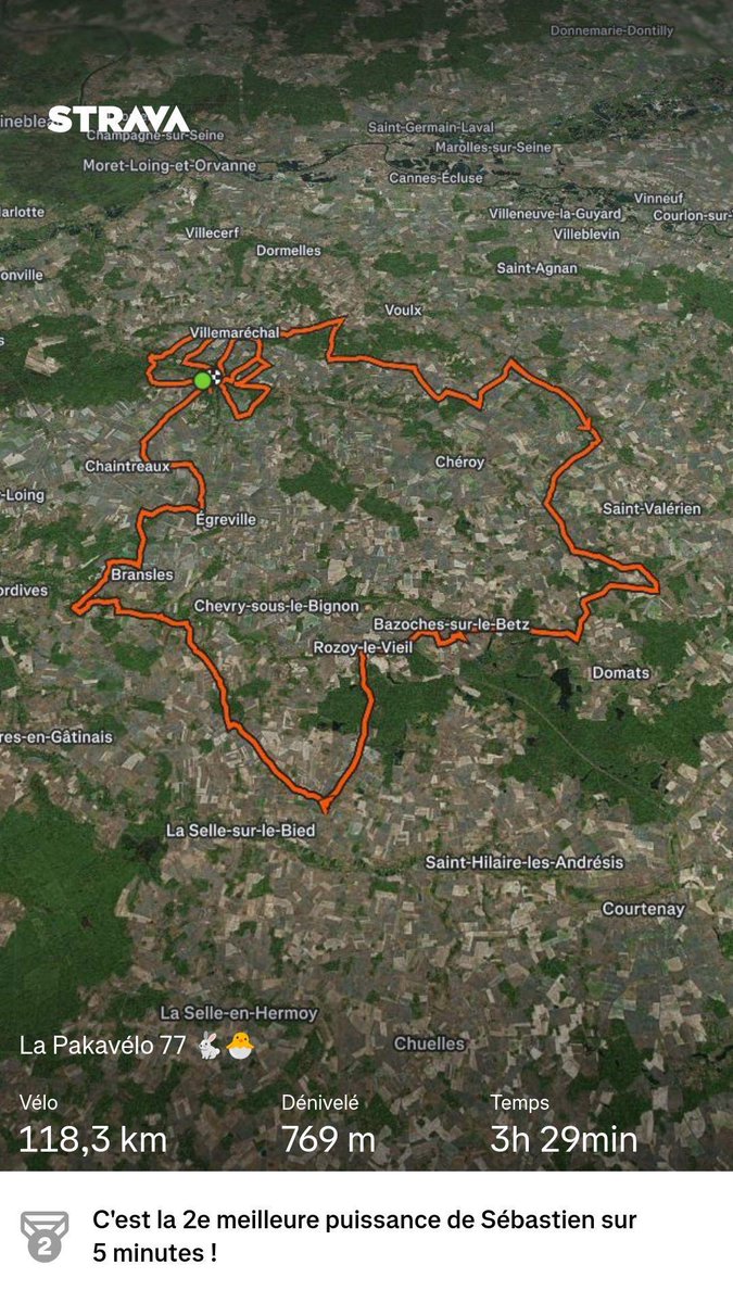 Sebast_Robin's tweet photo. On représente la Team #Defitborg4.0 🧢
Cyclosportive La Pakavelo 77 🐇🐣
Crevaison à 300m de la ligne 🏁 Terminé à pieds 😭
Lieu: Seine et Marne Sud🇫🇷
Distance : 119kms
Chrono: 3h29 ⏱️
Avg : 34,4km/h 🚀
Bonus 180m by @alias_elnino 🫡
@DEFITofficial #move2earn $Defit @Strava https://t.co/jiTLk6FCWw
