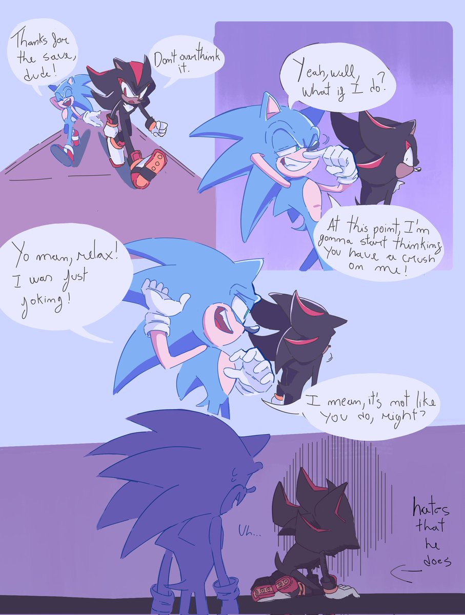 Omg my art has colors for once
#sonadow