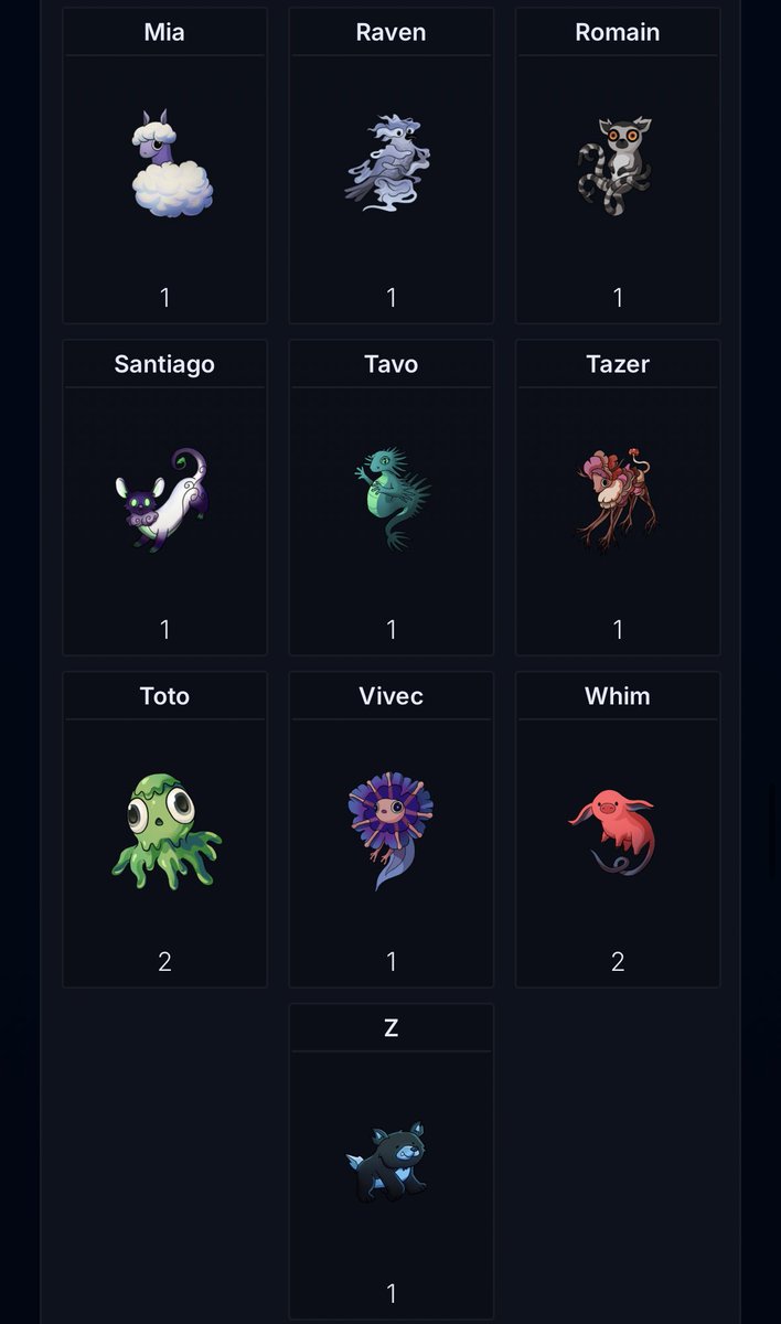 Fengtastic.eth (@fengtastic8) on Twitter photo Who wants to visit my <a href="/OthersideMeta/">Othersidemeta</a> Zoo? Just added 19 creatures or pets or whatever you want to call them. (Thanks to <a href="/Willie_1of1/">Willie Anderson</a> for the amazing deal)
To show you how bullish i am :
- 123 deeds
- 4 club island deeds
- 74/74 resources (276 resources)
- 60 artefacts
- 2 full Who wants to visit my <a href="/OthersideMeta/">Othersidemeta</a> Zoo? Just added 19 creatures or pets or whatever you want to call them. (Thanks to <a href="/Willie_1of1/">Willie Anderson</a> for the amazing deal)
To show you how bullish i am :
- 123 deeds
- 4 club island deeds
- 74/74 resources (276 resources)
- 60 artefacts
- 2 full
