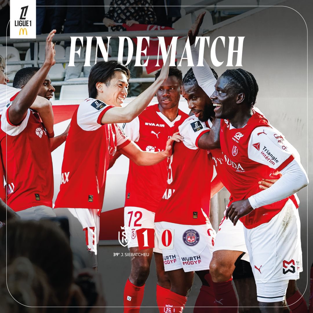 StadeDeReims's tweet photo. 🔚 90' 1️⃣-0️⃣
Oh qu'elle est importante cette victoire ! Bien joué les gars, on avance ! 💪🔴⚪️
#SDRTFC #GoSDR https://t.co/nBNY9HoY13