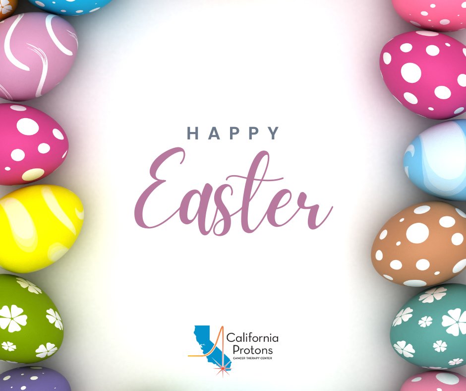 CancerProtons's tweet photo. Happy Easter from everyone at California Protons! Enjoy your day! #easter #caprotons #protontherapy https://t.co/FN9PMVQXAa