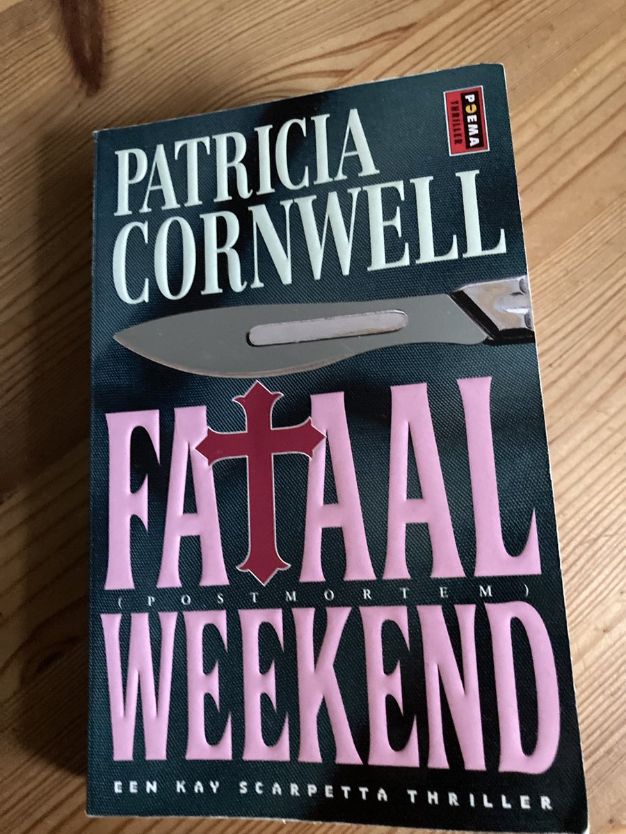 Fataal weekend van Patricia Cornwell met Kay Scarpetta, wel al een oudje, toch #spannend #thriller #BoekPerWeek <a href="/welkombijdbieb/">Welkom bij dbieb</a> <a href="/BibliotheekFRL/">Friese bibliotheken</a>