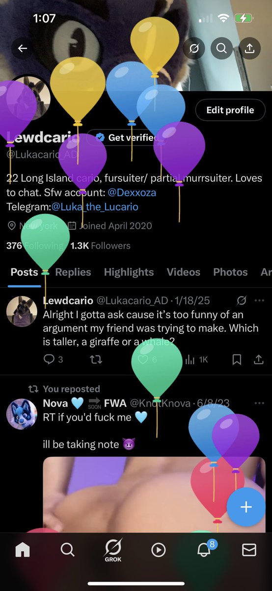 Oh lord they’re back again 🎈