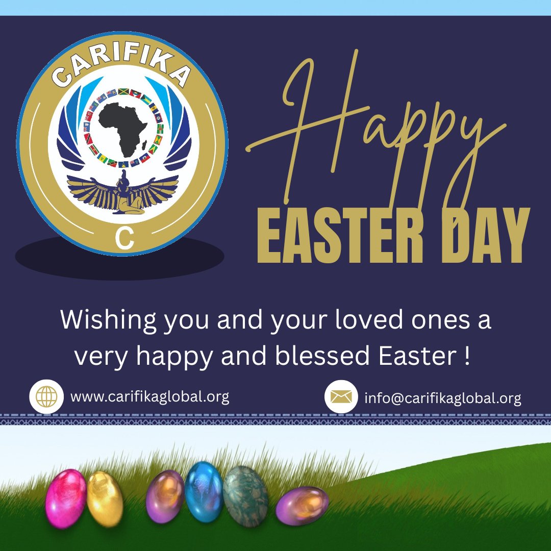 Wishing you a joyful and peaceful Easter from all of us at Carifika . May this season bring hope, renewal, and brighter journeys ahead.
 #HappyEaster