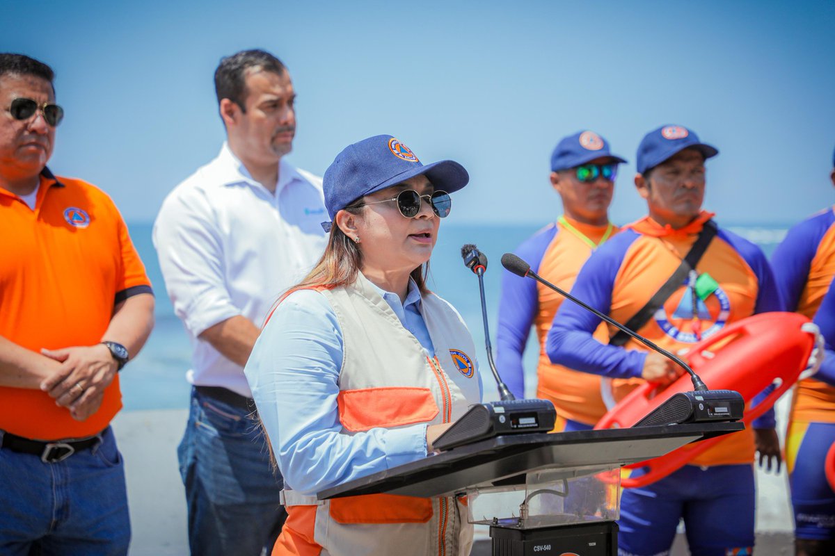 "Nos encontramos ya en la recta final de esta Semana Santa, un período en el que miles de salvadoreños y visitantes han salido a disfrutar en familia, recorrer nuestras playas y centros turísticos", Gobernadora de La Libertad, <a href="/Yaneth__Bran/">Yaneth Bran</a>.