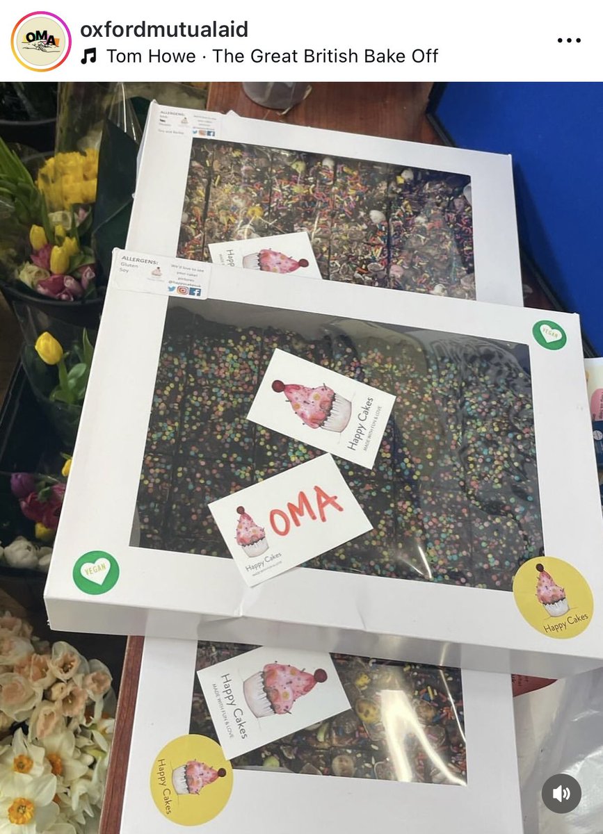 Happy Easter to everyone especially to the amazing folks <a href="/oxfordmutualaid/">Oxford Mutual Aid</a> @waste2tasteox @ox4foodcrew @heartyearth

Between these wonderful organisations we donated 300 pieces of Easter for them to distribute to their clients as an Easter treat. We hope it went down well! 🐣🐣🐣