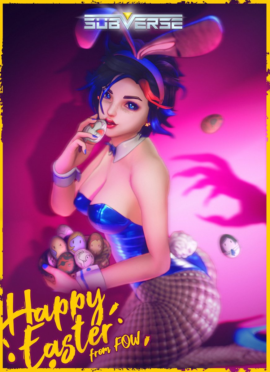 Fortune and the <a href="/Studiofow/">Studio FOW</a> team wish you all a sweet and happy Easter! 🐇💙✨ 
Just a reminder that we're currently offering a sale on Subverse over 50% off on Steam! Grab it before it hops away tomorrow!
#adultgame #Easter2025 #bunnygirl