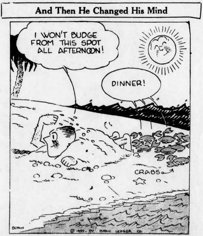 yesterdaysprint's tweet image. The Brooklyn Daily Eagle, New York, April 20, 1922