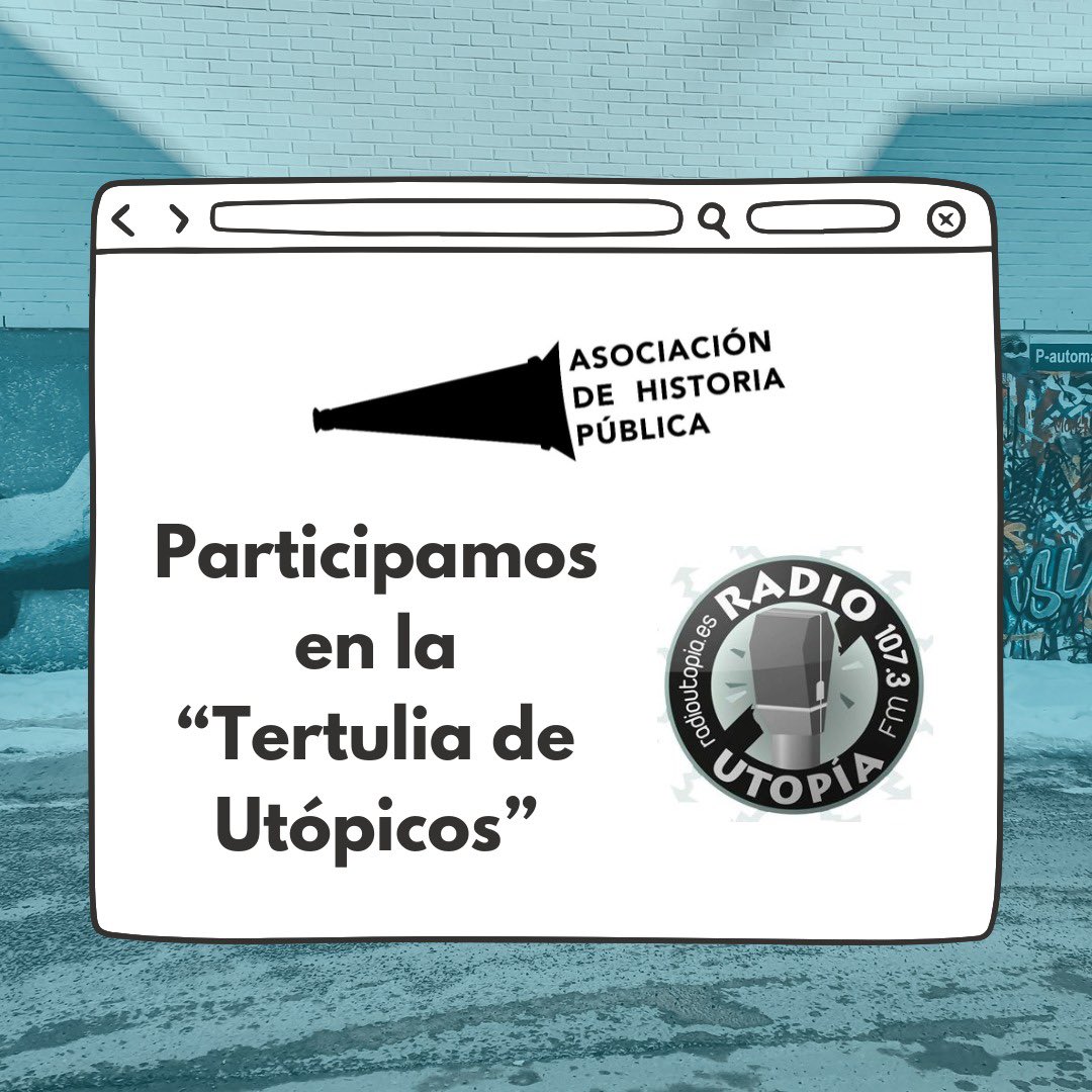 Historia Pública (@historiapublik) on Twitter photo 📻 El presidente de <a href="/historiapublik/">Historia Pública</a>, <a href="/susoizquierdo/">Suso Izquierdo</a>, conversó con Los Irregulares en la “Tertulia de Utópicos” sobre su libro Introducción a la Historia 📘 y los desafíos del oficio de historiar en el mundo actual 🧠⏳
🔗 historiapublica.es/historia-publi… 📻 El presidente de <a href="/historiapublik/">Historia Pública</a>, <a href="/susoizquierdo/">Suso Izquierdo</a>, conversó con Los Irregulares en la “Tertulia de Utópicos” sobre su libro Introducción a la Historia 📘 y los desafíos del oficio de historiar en el mundo actual 🧠⏳
🔗 historiapublica.es/historia-publi…
