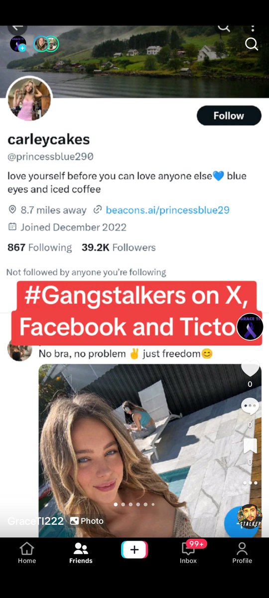 RealGraceTI's tweet image. #Gangstalkers on X, Facebook and Tictoc all #targeting me with Exploitation of Phobias #Torture
@realDonaldTrump @FBIDirectorKash @FBIDDBongino @FBI @FBINewOrleans