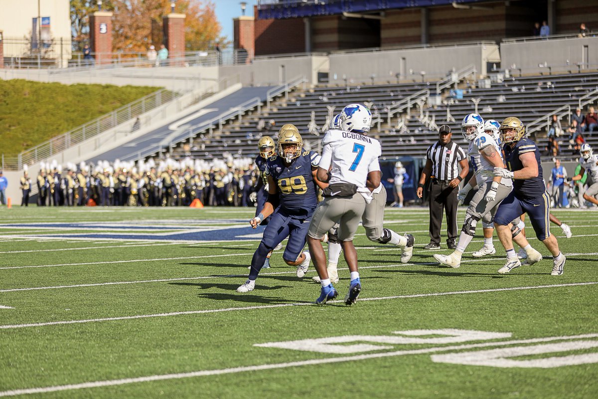 AaronWilson_NFL's tweet photo. Akron @ZipsFB defensive lineman Nathan Kapongo @uchiwa_nathan (6-4, 285, 4.78 speed, 10-0 broad jump, 37 tackles, six for losses, two fumble recoveries) recent #NFLDraft2025 interest #Chiefs #Vikings #Panthers #Dolphins #Giants Standout game against South Carolina https://t.co/iyOVJP4yh6