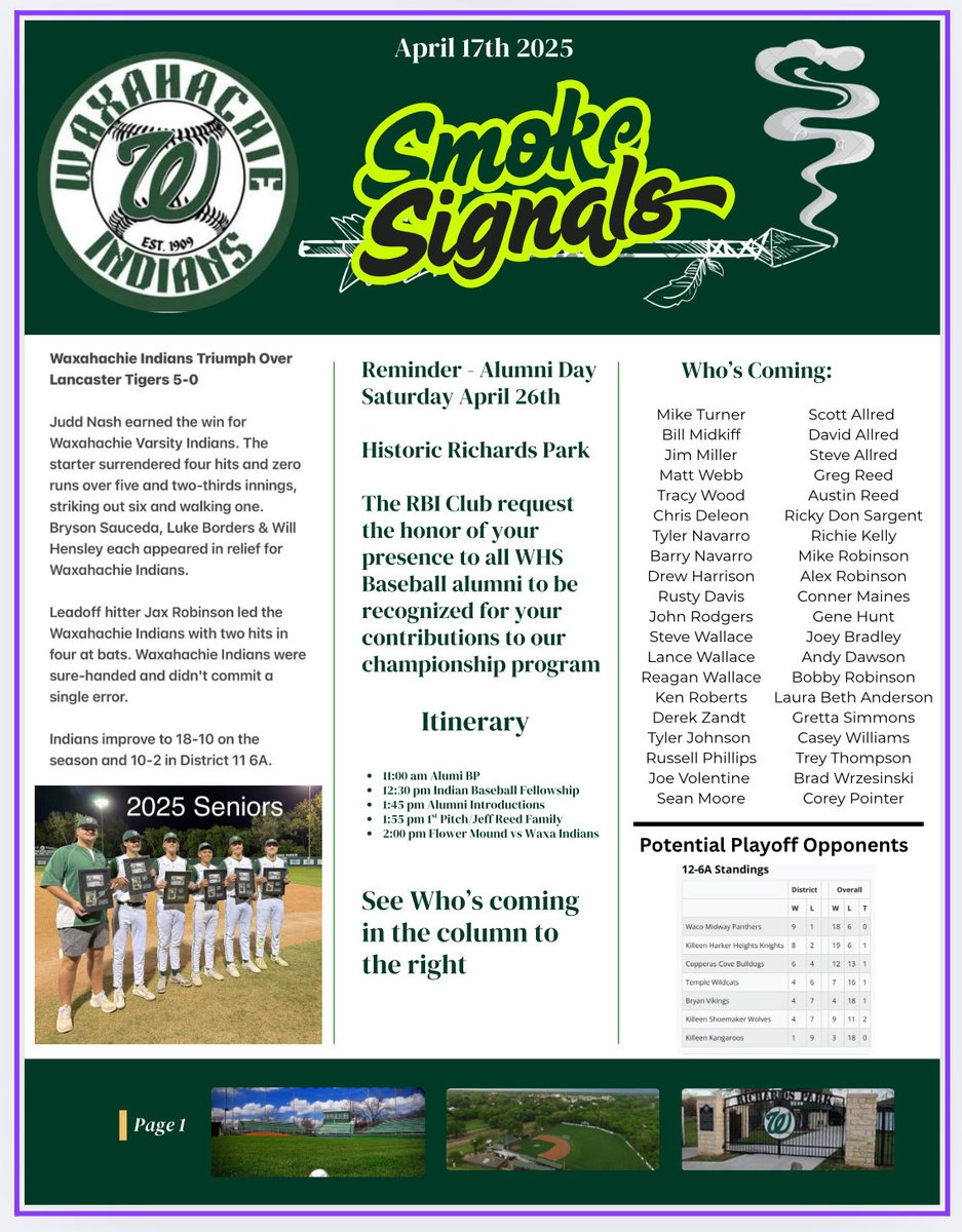 Waxahachie Baseball (@rbi_club) on Twitter photo 