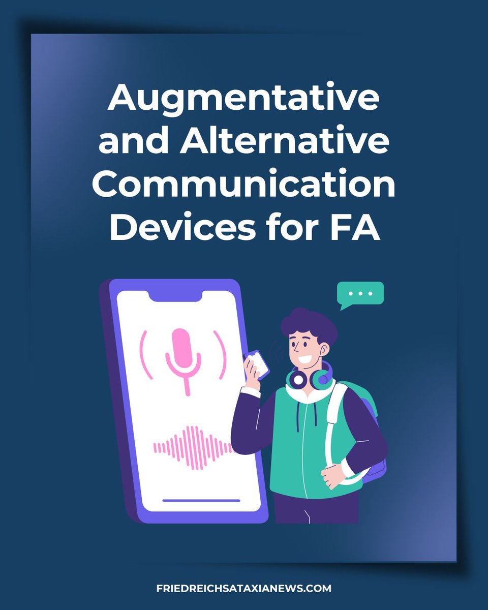 Friedreichsatax's tweet photo. Not being able to communicate the way you want can be discouraging, but assistive tools can help you feel more confident and connected. Learn how: https://t.co/Il5hWhV44M
#FriedreichsAtaxia #FAResearch #LivingWithFA #FACommunity #FAWarrior https://t.co/miJX7Plh8T