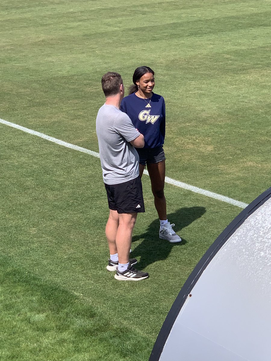 Great to see my future <a href="/GWWomensSoccer/">GW Women's Soccer</a> coaches and teammates in exhibition vs. ODU. <a href="/ECNLgirls/">ECNL Girls</a>  <a href="/ECNLSoutheast/">ECNL Southeast Girls</a> <a href="/ConcordeSoccer/">Concorde Fire Soccer</a> <a href="/TheSoccerWire/">SoccerWire</a>
<a href="/NXTLevel_FUTBOL/">Next Level Futbol Consultancy.</a> <a href="/TopDrawerSoccer/">TopDrawerSoccer</a> <a href="/ImYouthSoccer/">ECNL/GA/Recruiting/College Soccer</a> <a href="/PrepSoccer/">Prep Soccer ⚽️</a>