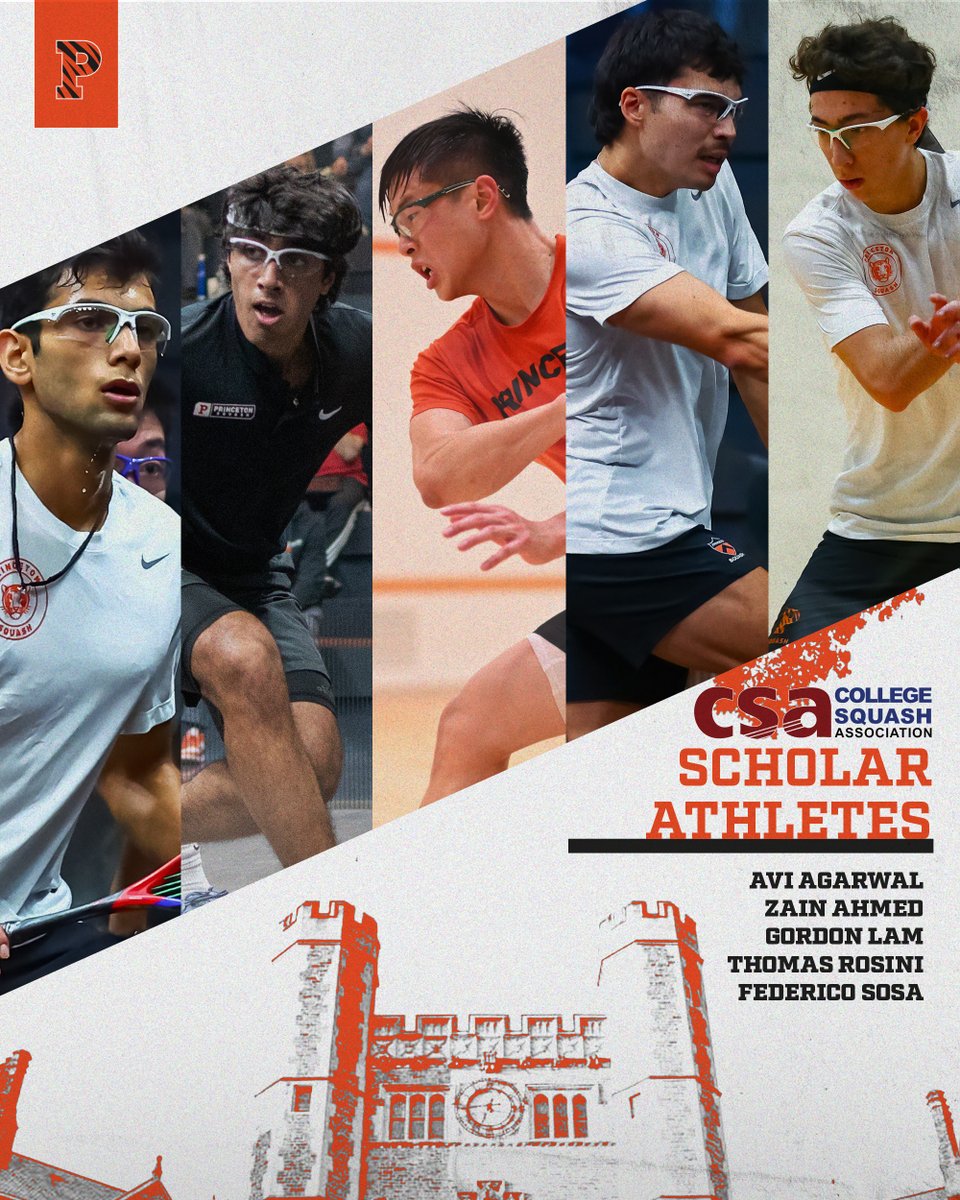 Princeton MSQUASH (@princetonmsq) on Twitter photo Congrats to our five <a href="/CollegeSquash/">College Squash</a> Scholar Athlete honorees!
๐ฐ: tinyurl.com/2b58gbcw Congrats to our five <a href="/CollegeSquash/">College Squash</a> Scholar Athlete honorees!
๐ฐ: tinyurl.com/2b58gbcw