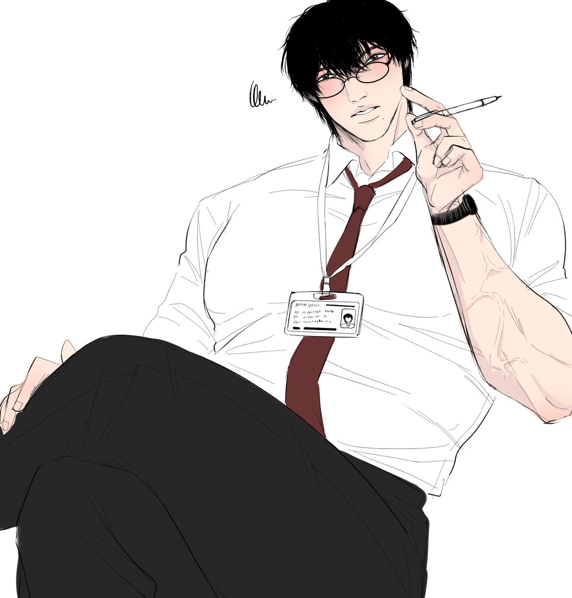 nabibi_huu's tweet photo. ( พส.นาบีเวอร์ชั่นหนุ่มออฟฟิศบ้างค่ะ เห้อ😔🫰 ) https://t.co/8JFhuY5P0r