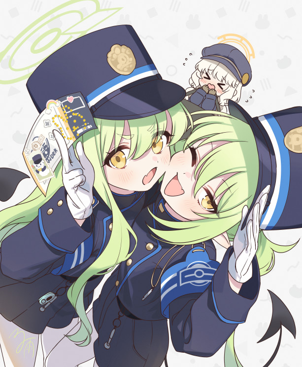 ブルアカ / ヒカリとノゾミ実装めでたい！🚎✨